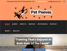 Tablet Screenshot of petpeeves.info